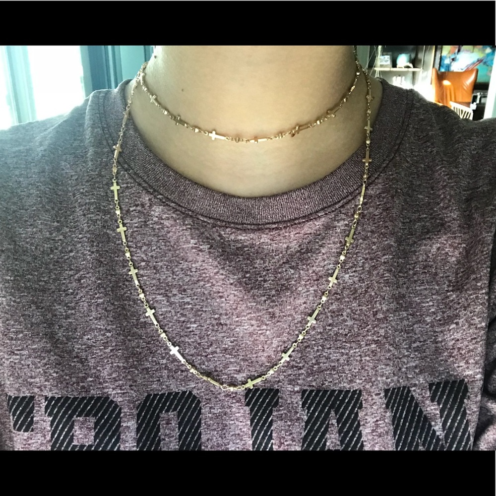 Gold Cross Necklace